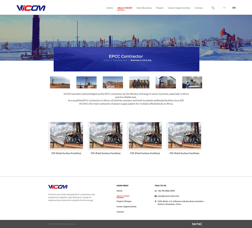 vicom energy mail web tasarim