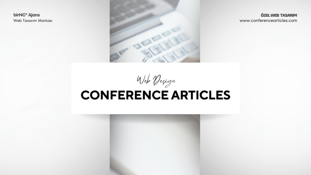 Conference Articles Web Tasarım Sunum Kapak