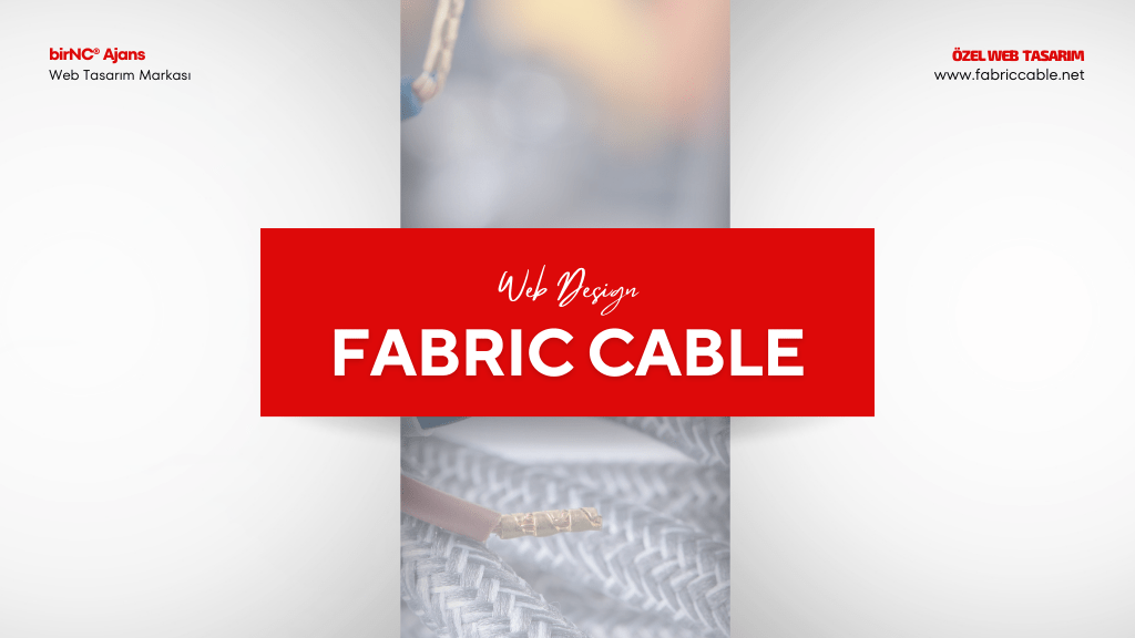 Fabric Cable Web Tasarım Sunum Kapak
