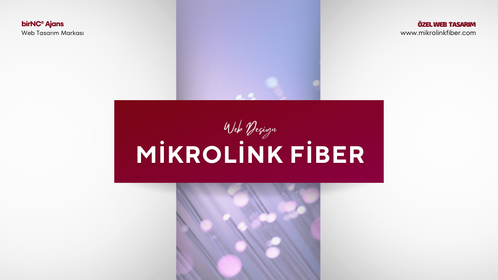 Mikrolink Fiber Web Tasarım Sunum Kapak